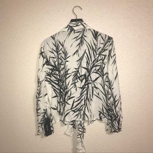 Zara Leaves Print Jacket